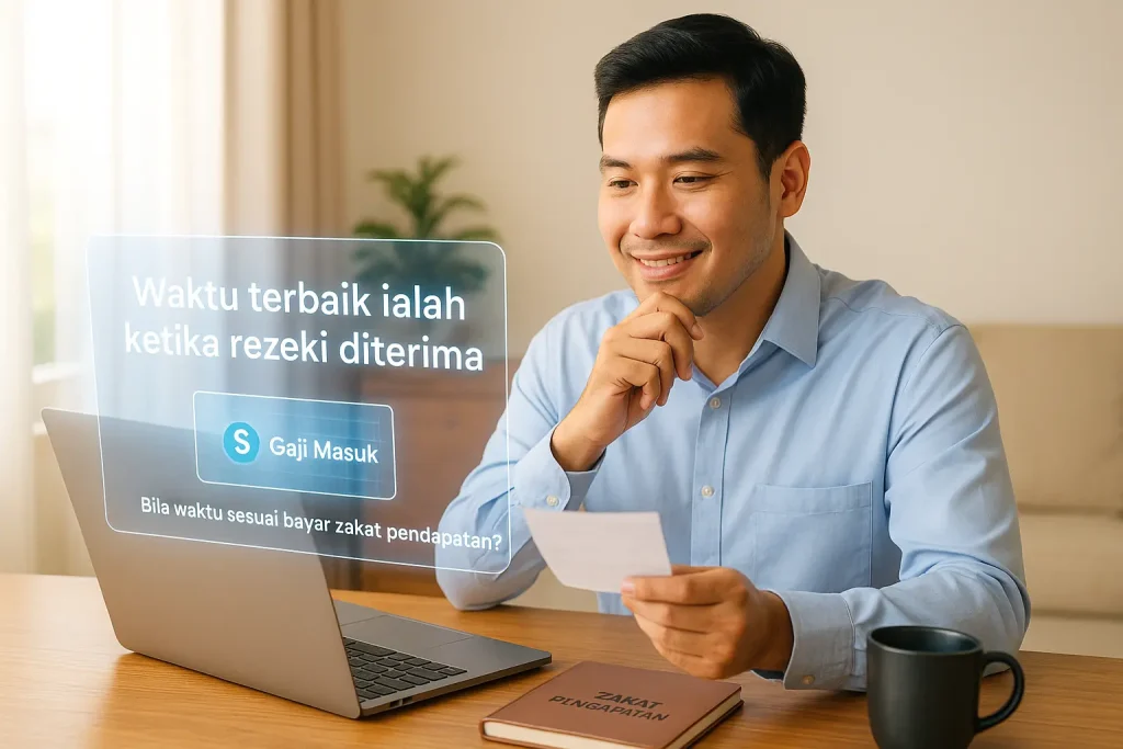 bayar zakat pendapatan