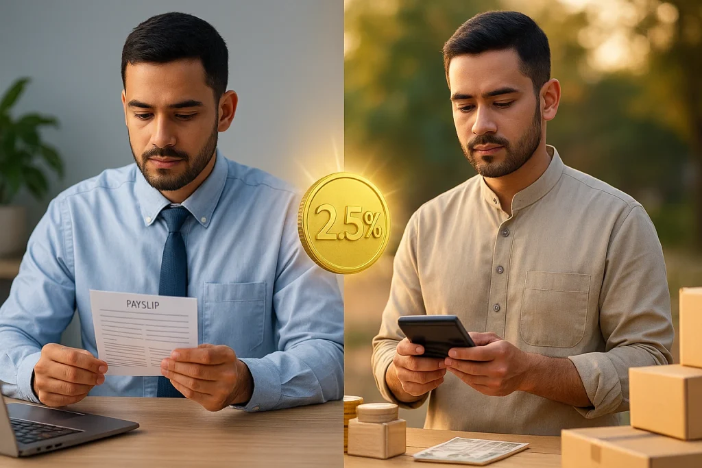 apa beza zakat pendapatan dan zakat perniagaan