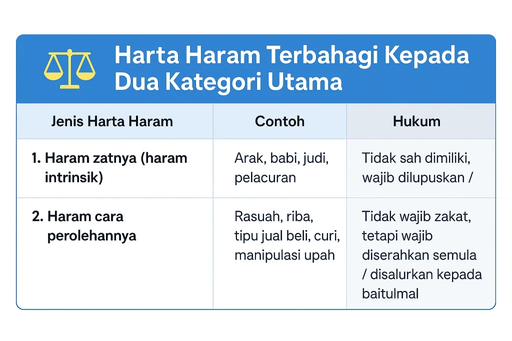 jenis harta haram