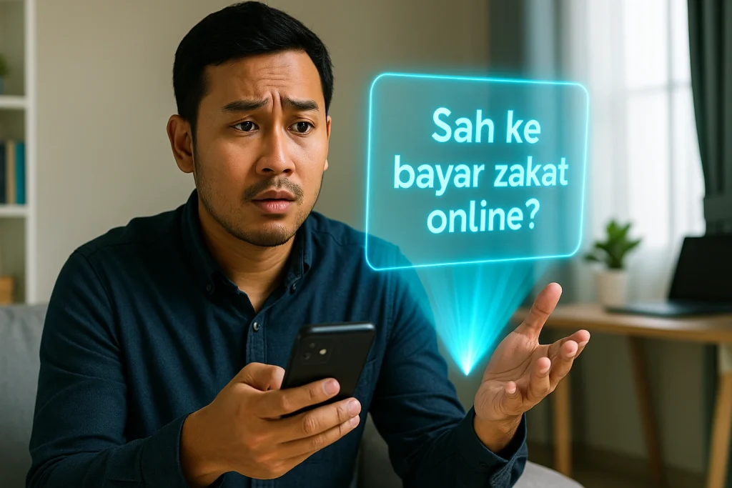 bayar zakat secara online